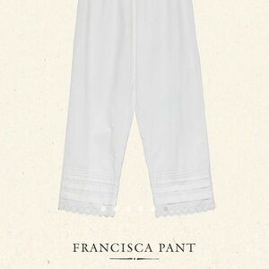Doen White Francisca Pant